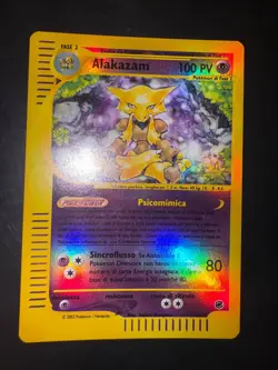 Carta Pokemon Alakazam 1/165 Set Expedition Reverse Holo Condizione NEARMINT Ita - Image 2