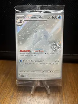 Crabominable 149/142 SCR Holiday Calendar Illustration Rare Pokemon TCG SEALED - Image 1