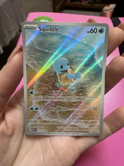 Pokemon TCG - S&V 151 - 170/165 Squirtle - Illustration Rare - NM/M 2 ENGLISH - Image 1