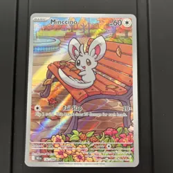 Pokemon: Black Bolt - Minccino - Illustration Rare - NM 152/086 - Image 1