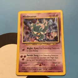 Pokemon TCG - Misdreavus 11/64 Holo Rare - Neo Revelation LP - Image 1