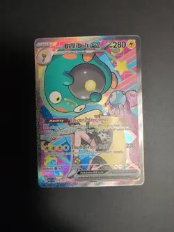 Pokemon Iono's Bellibolt ex Special Illustration Rare 279/217 Holo EX - Image 3