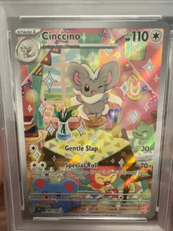 Pokemon TCG Cinccino 183/162 Temporal Forces Illustration Rare PSA 10 GEM MINT - Image 2