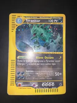 Carta Pokemon Tyranitar 29/165 Holo Set Expedition ITA - Image 1