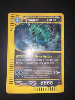 Carta Pokemon Tyranitar 29/165 Holo Set Expedition ITA - Image 2