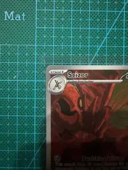 Pokemon TCG Scizor 205/197 Illustration Rare Scarlet & Violet Obsidian Flames - Image 2