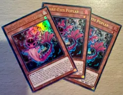 Yu-Gi-Oh! 3x Snake-Eyes Poplar 25LP-EN002 Ultra Rare - Playset - Image 1