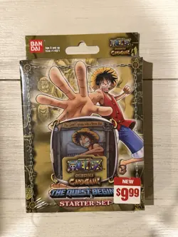 2005 Bandai Vintage One Piece CCG The Quest Begins Sealed Starter Deck English - Image 1