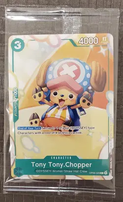 Vinyl bag PLUS a One Piece Tony Tony Chopper OP09-029 SEALED PROMO. Brand New. - Image 3