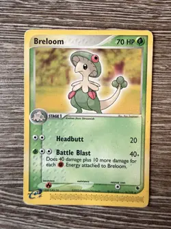 Breloom 16/109 EX Ruby & Sapphire Pokemon Card LP - Image 1