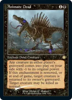 MTG English Animate Dead NM Foil Promos: Judge - Image 1