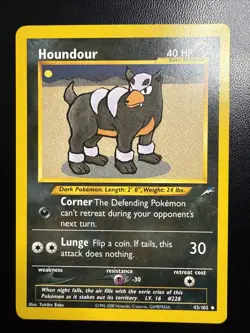 Houndour 43/105 Uncommon Neo Destiny Pokemon Card - Image 1