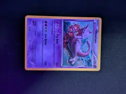 Pokemon Mewtwo TCG Holo Promo Card XY101 Black Star Promo - Image 1
