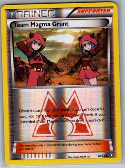 Team Magma Grunt 30/34 Reverse Holo Double Crisis - Pokemon Card - NM - Image 1