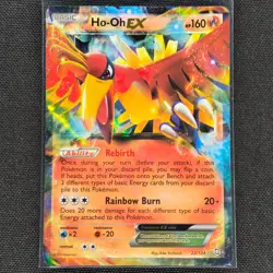 Ho-Oh EX - 22/124 - Ultra Rare - Dragons Exalted - Pokemon Card - LP - Image 1