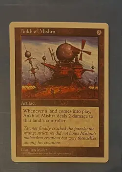 Ankh of Mishra MTG Core Set 5th Edition Near Mint Condition - Image 1
