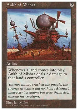 Ankh of Mishra x1 1x 5th NM MTG - Image 1
