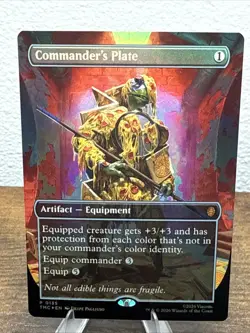 Commander's Plate (Borderless) Commander: Teenage Mutant Ninja Turtles Foil - Image 1