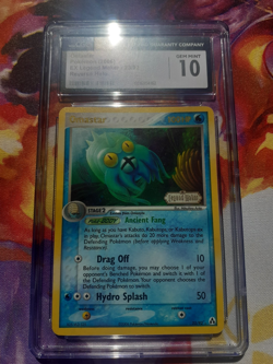 CGC 10 Gem Mint Omastar 2006 EX Legend Maker 23/92 Reverse Holo STAMPED Pokemon - Image 1