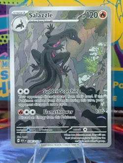 Pokemon Cards Salazzle 224/217 Ascended Heroes Illustration Rare NM - Image 1