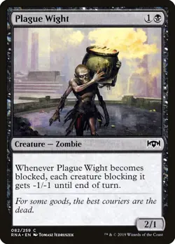 Plague Wight #82 (NM) Ravnica Allegiance RNA Magic MTG - Image 1