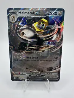 Melmetal ex 105/142 Stamped Promo - Stellar Crown - Double Rare - Pokemon TCG - Image 1