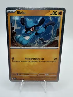 Riolu 076/132 Cosmos Holo Promo - Mega Evolution - Pokemon TCG - Image 1