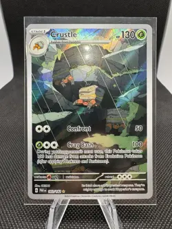 Pokemon TCG Crustle Paradox Rift 183/182 Holo Illustration Rare NM/M+ Condition - Image 1
