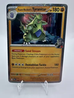 Team Rocket’s Tyranitar 096/182 Cosmos Holo Promo - Destined Rivals -Pokemon TCG - Image 1