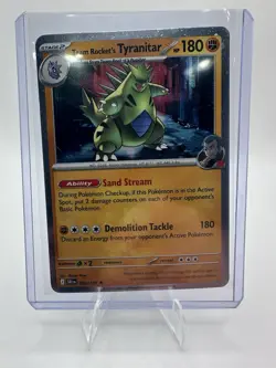Team Rocket’s Tyranitar 096/182 Cosmos Holo Promo - Destined Rivals -Pokemon TCG - Image 3