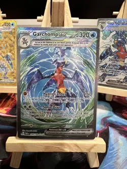 Pokemon Garchomp ex 219/182+ 245/182 + 260/182 SV04: Paradox Rift Holo NM - Image 2