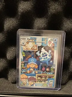 Pokemon Vanillish 190/182 Illustration Rare Holo SV04 Paradox Rift 90 HP - Image 1