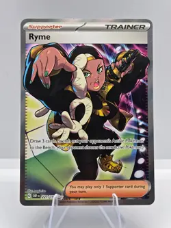 Ryme 221/197 Ultra Rare Obsidian Flames Pokemon NM - Image 1