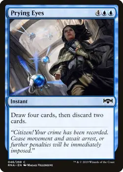Prying Eyes #46 (Foil) (NM) Ravnica Allegiance RNA Magic MTG - Image 1