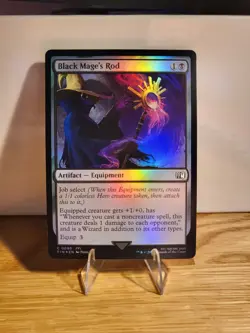 Black Mage's Rod C 0090 Foil Final Fantasy FIN MTG - Image 1