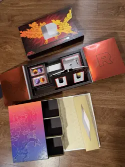 2 Pokemon UPC Boxes Team Rockets Moltres EX + Charizard UPC EMPTY NO PACKS - Image 3