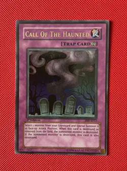 Call of the Haunted psv-e012 1st Edition (MP/HP) Ultra Rare Yu-Gi-Oh! - Image 1