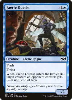 Faerie Duelist #39 (NM) Ravnica Allegiance RNA Magic MTG - Image 1