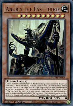 Anubis The Last Judge - Ultra Rare 1st Edition MZTM-EN003 - NM - YuGiOh - Image 1