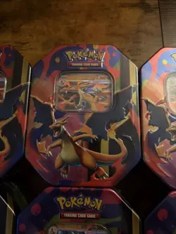 10x Pokemon Mega Charizard Y EX Tins Ascended Heroes NEW SEALED Packs + Promo - Image 2