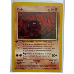 Pokemon Onix 1st Edition 69/111 Neo Genesis WOTC Pokemon Common Card NM-MT - Image 1