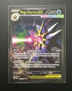 Mega Starmie EX 118/088 Perfect Order Pokemon Card SIR - Image 1