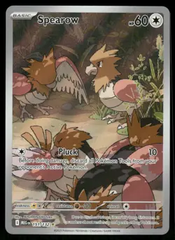 Pokemon Cards Spearow 151/132 Mega Evolution Illustration Rare NM *1 - Image 1
