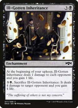 Ill-Gotten Inheritance #77 (NM) Ravnica Allegiance RNA Magic MTG - Image 1