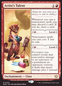 Artist's Talent R Bloomburrow 124 NM - Image 1