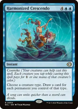 4x MTG Harmonized Crescendo, NM-Mint, English Lorwyn Eclipsed - Image 1