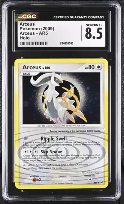 CGC 8.5 Arceus 2009 Arceus AR5 Holo Pokemon Card - Image 1