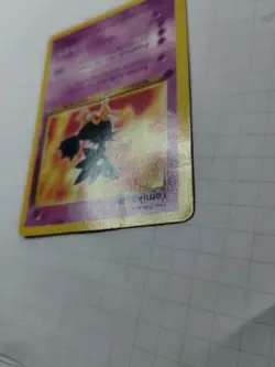 Pokemon Yamikarasu Gym Challenge 1st Edition Regular Common - small crease -Pics - Image 3