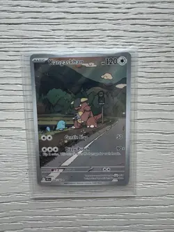 Pokemon Kangaskhan 204/182 Sv10 Destined Rivals Illustration Rare Holo 120 HP - Image 1