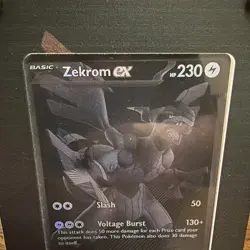 Pokemon Zekrom EX Sir Black Bolt 172/086 Pokemon Card TCG English - Image 3